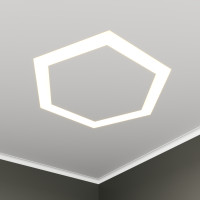 Серия контурных LED светильников LBX-HOLE-HEXA-V