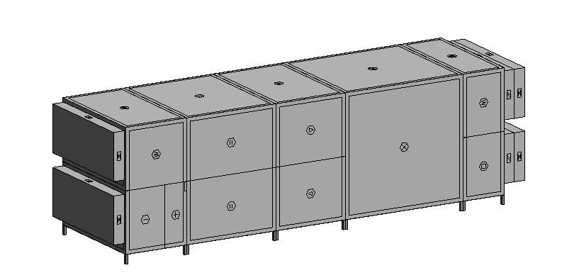 ПВ4.3 Приточно-вытяжная установка AVMD 9500 (7000/7000 м3/ч)
